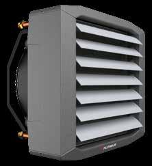 FAN HEATERS LEO Heating capacity [kw] 0,7 121 kg Weight [kg] 9,5 26,2 Casing EPP Air flow [m 3 /h] 1000 5800 Colour Grey (expanded polypropylene) AVAILABLE TYPES OF UNITS: APPLICATION Big cubature