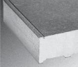 Panels lock together tightly to assure an energy efficient walk-in. E. Edge caps for ends of floor and ceiling panels are foamedin-place rather than overlapped or mechanically fastened.