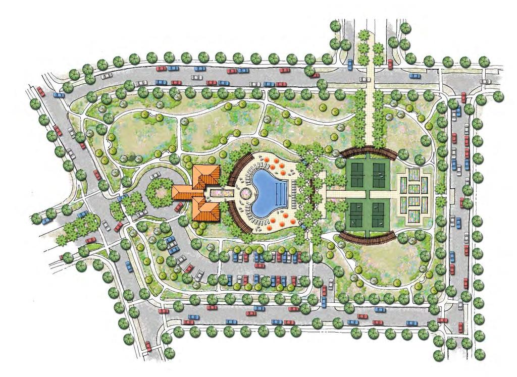 3-acre amenity center is proposed to serve Planning Areas 24
