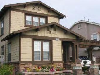 4.0 DESIGN GUIDELINES CRAFTSMAN/BUNGALOW The Craftsman architectural style has influences from the English Arts and Crafts movement of the late 19th century and was stylized by California architects