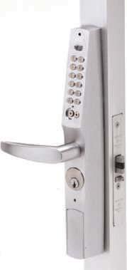 This easy-to-use deadbolt can be managed and