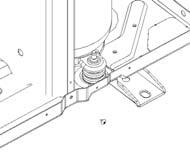 10) Remove the screw fixing the partition plate and bottom plate.