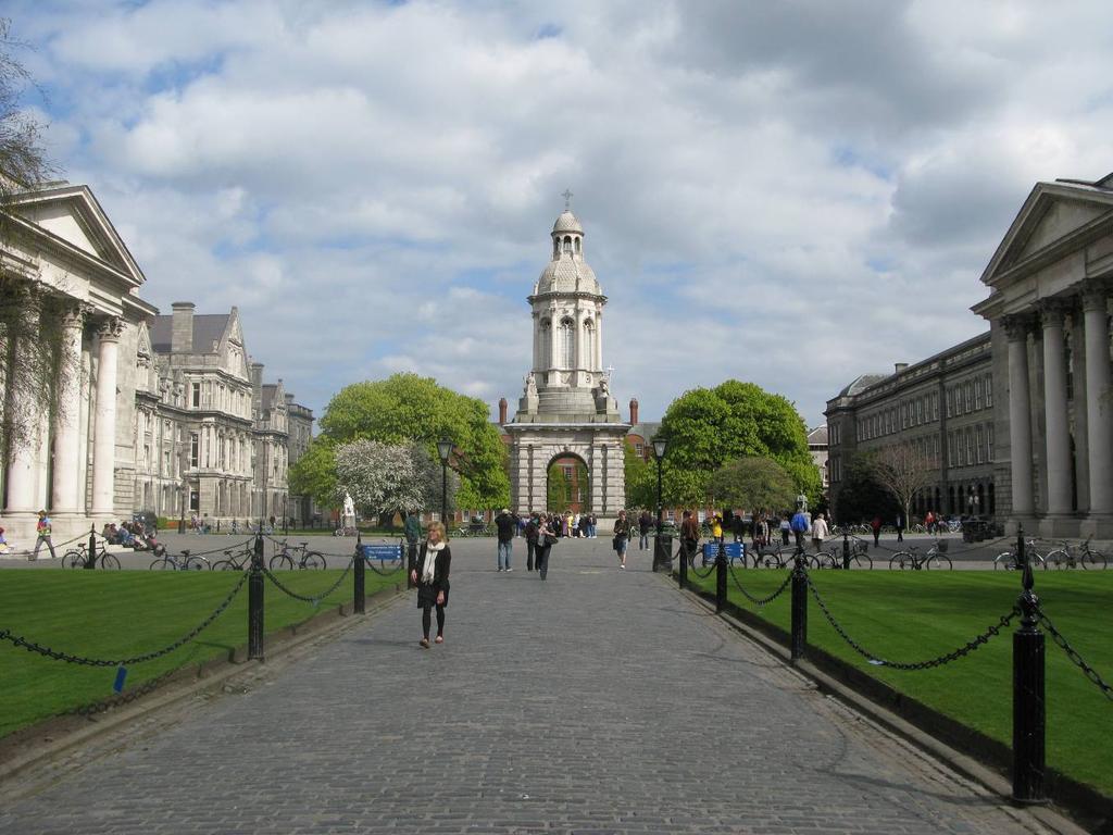 Trinity College Dublin Founded in 1592. Many 18 th & 19 th Century buildings, now protected.
