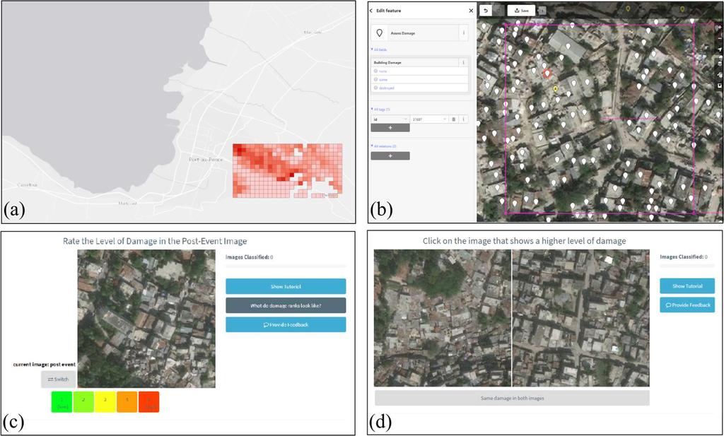 Tested Crowdsourcing Approaches In collaboration with Humanitarian OpenStreetMap Team and the GIScience Research Group at Heidelberg University, three crowdsourcing approaches were developed using 30