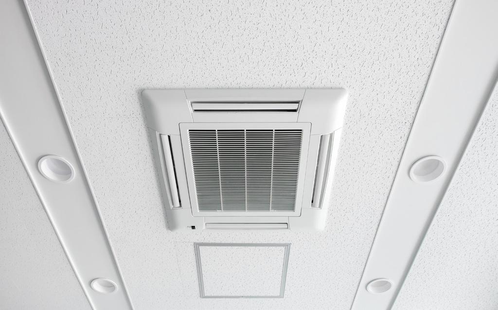 There are three main types of air conditioning systems suitable for classrooms. They are: 1. Cassette 2. Ducted 3.