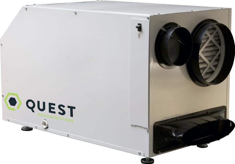 Quest Dry Quest Dry 105, 155, and 205 Read and Save These Instructions This manual is provided to acquaint you with the dehumidifier so that installation, operation and maintenance can proceed