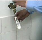 REMOVE THE DIRTY WATER FILTER FROM INSIDE THE