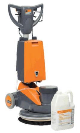 2. DEEP CLEANING (MONTHLY, DEPENDING ON THE USE): Option A We recommend following Diversey products: TASKI by Diversey Ergodisc 165 Dry foam generator Special