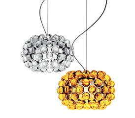 Rich, bright and sophisticated, Caboche is a mosaic of refractions, a perfect fusion of different personalities in the one form, coming together to create the body and light effect of the lamp.