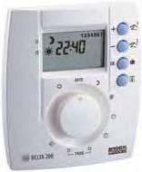 Controllers HEATING AND COOLING 134 Hot water controller 2 zones for heating DELTA 200 - Control and calculation of the inertia of a hot water radiant floor based on changes in weather conditions -