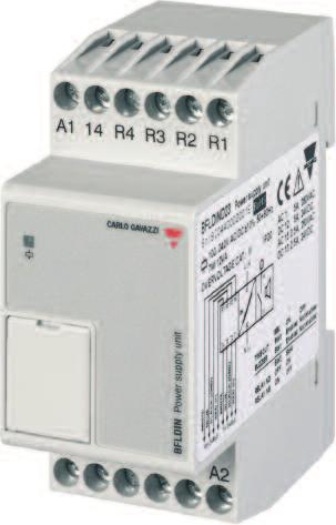 The former is included in the Mini DIN-rail housing, suitable for both back and front panel mounting, the latter includes the BFLDIN unit and ensures the IP55 protection degree.