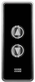Design signalization landing buttons are surface mounted.