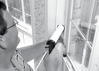 3. Gaps and Drafts INSIDE Seal cracks around your windows and door casings. Make sure windows shut tight and lock them.