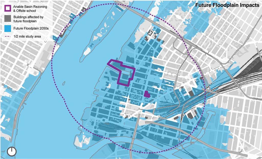 up to five times more likely in New York s low-lying areas within 30 years Overview of proposed massing looking west https://www.anablebasinlic.