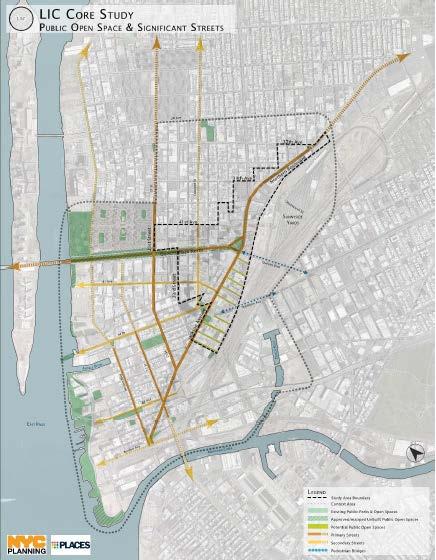 Context Area Right: Public Open Spaces and Significant Streets NYC