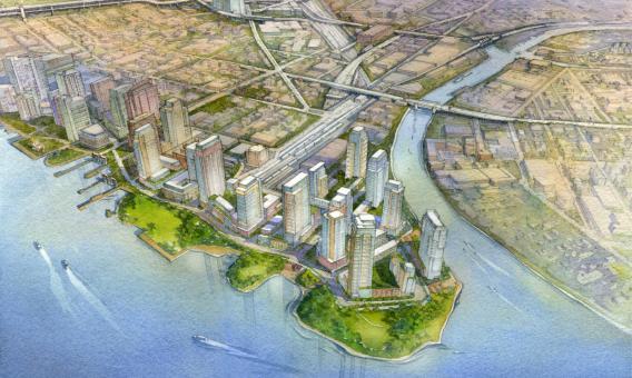 Hunters Point South phase 2 moves forward with plans for 1,200 apartments.