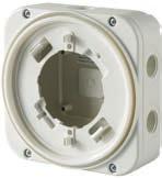 Addressable fire peripherals Addressable fire detectors oint detectors BA720 Base attachment For the supply of surface mounted tubes max. 20 mm and trunking max. 2 mm x 1 mm.