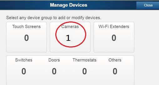 Chapter 3: ADT Pulse Enrollment Pu 11. The Manage Devices screen is displayed. Click Close. Figure 11: Manage Devices Screen 12.