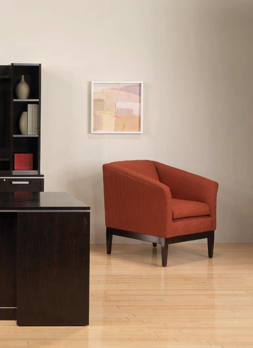 Elegant Solutions. Need a prime view? The media hutch option accommodates flat screens up to 46 inches wide, while modesty panel options in a variety of materials provide privacy below the desktop.