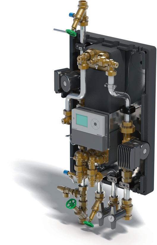 Operating mode Central fresh domestic hot water stations from Uponor allow you to heat your drinking water efficiently using your heating system. No drinking water storage tank is required.