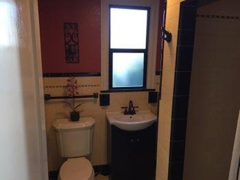 1. Room 1st Floor Bathroom Ceiling and walls are in good condition overall. Accessible outlets operate.