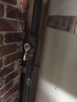 Could not locate main water shutoff, recommend