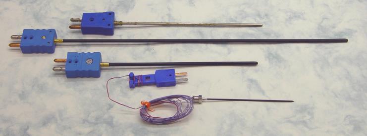 Thermocouples Thermocouples are color coded.