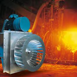 14 15 Our circulation blowers can withstand temperatures of up to 1,000 C and are