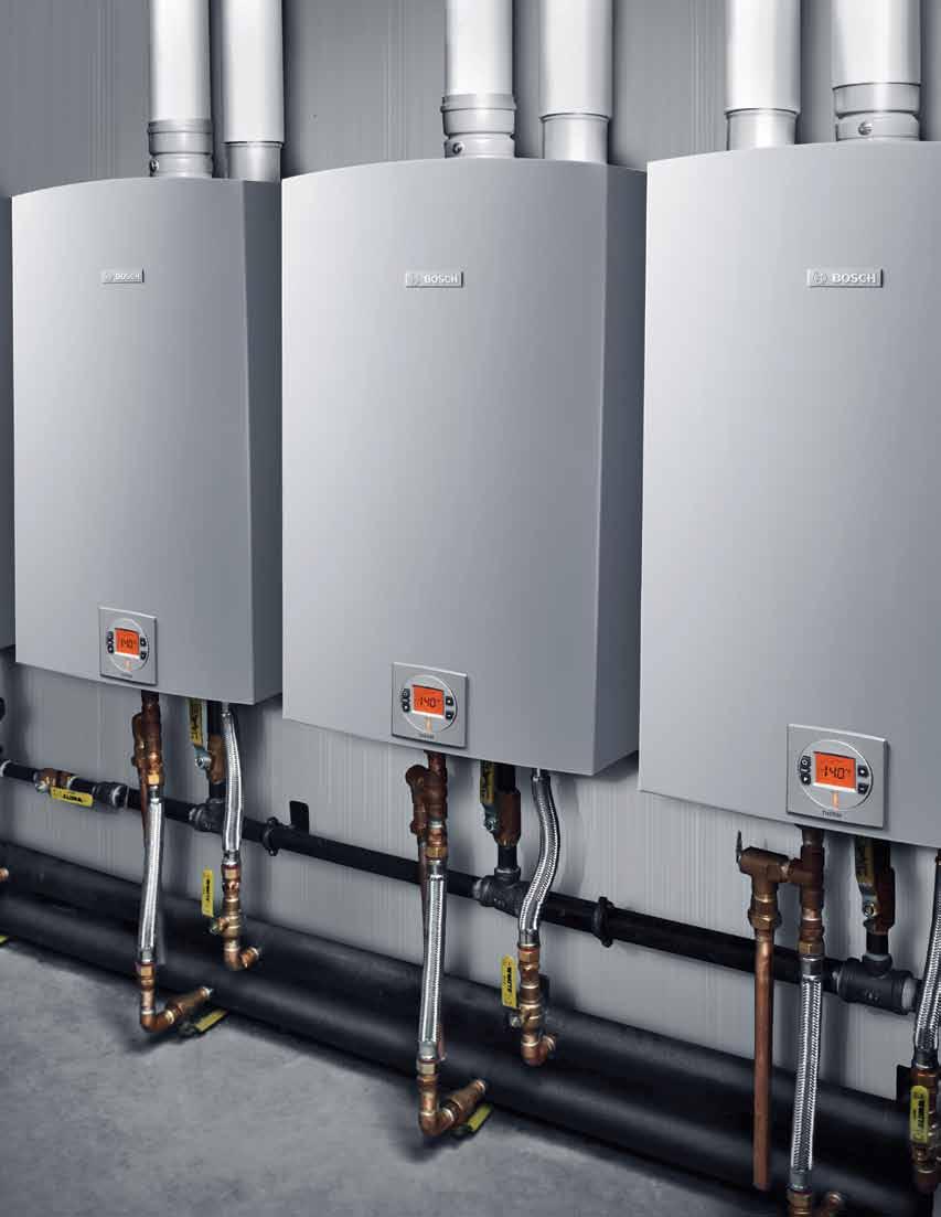 2011 Commercial Water Heating Solutions Introducing Bosch Therm, our