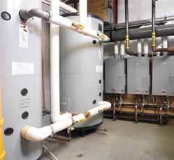 Submit your installation story online at us 48 Unit Condominium Complex Van Nuys, CA Models Installed and Qty Bosch C 920 ESC tankless water heaters Four units cascaded Type of System Cascading