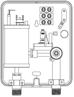04 COMPONENT DIAGRAM 7 8 6 5 3 4 2 1 - Inlet 2 - Outlet 3 - Water container assembly 4 - Flow valve (To