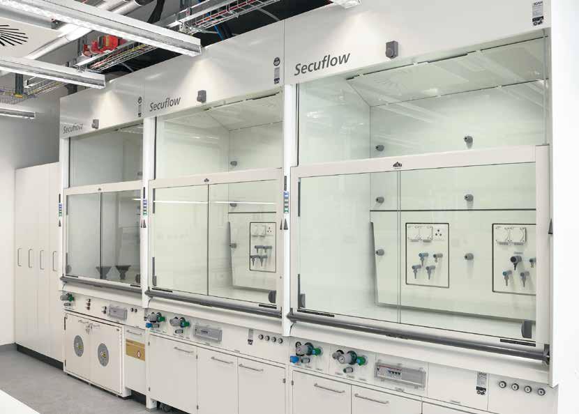 1 Fume cupboards and extraction devices All laboratory work during which gases, fumes, particles or liquids are handled in dangerous quantities and concentrations must be performed in fume cupboards.