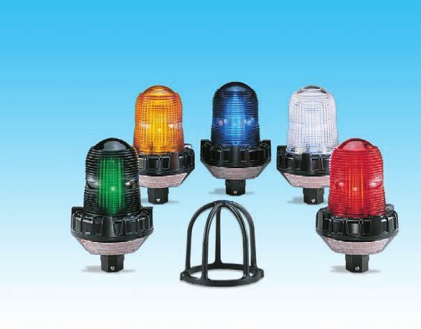 FEDERAL SIGNAL CORPORATION Hazardous Location Supervised Warning Light Model 154XST RUGGED DESIGN FOR USE IN HAZARDOUS LOCATIONS Available in 24VDC Four wires and supervisory diode Six dome colors