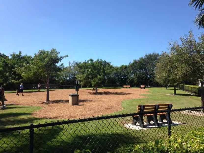 Naples Dog Park Add shade trees inside the dog areas Improve ADA accessibility; consider building a concrete