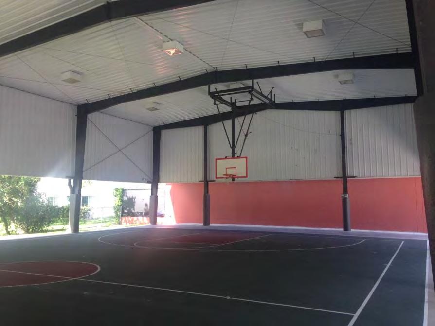 River Park Convert the covered basketball to a 2-story, indoor, multipurpose gymnasium with an elevated,