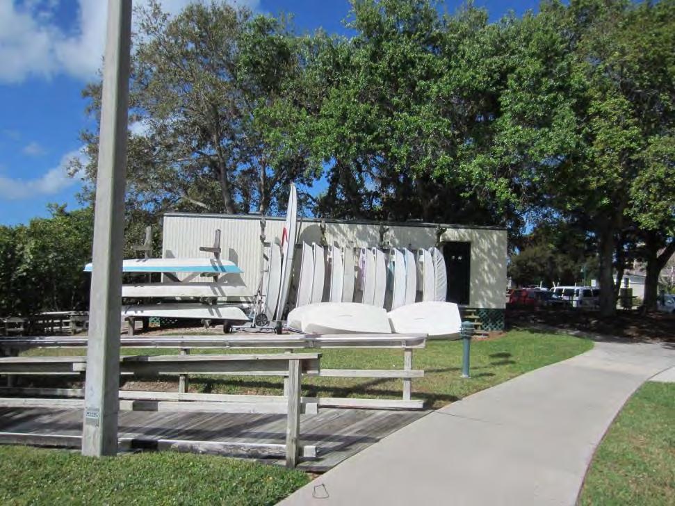 Sailing Center at Martin County s Indian Riverside Park (left) was