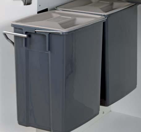 Loading capacity: 8 kg Surface: Silver RAL 9006 Art no Number of bins Cabinet Internal Dimensions Min. Product dim.