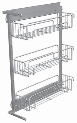 KITCHEN BASE UNITS 500 150-350 617 BASE UNIT PULL OUT FULL EXTENSION Flexible, can be mounted right or