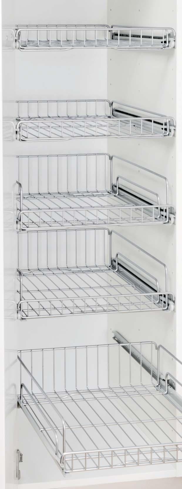 WARDROBE BASKETS 500 330/430/530-50 WARDROBE BASKET A stabile and practical solution that help you organize your wardrobe and gives a good accessibility to your clothes.
