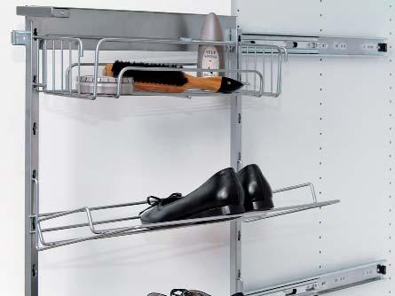 WARDROBE SHOE STORAGE 500 617 265 360 SHOE PULL OUT FULLEXTENSION OR