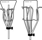 Chapter 2: Prerequisites Appendix D: Glassware Washer Accessories PART H 44246-00 44248-00 DESCRIPTION Glassware Holder \ Small. 5rips wide-mouth glassware over spindles. Glassware Holder \ Large.