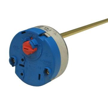 Rod Thermostats BEAB approved Safety cut out 15A, 240V Resettable Size Temp.