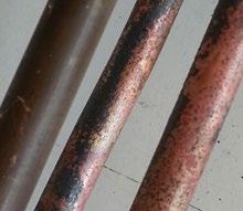 Copper use in stainless steel cylinders If any copper parts are fitted inside a stainless steel cylinder, there will be an electrolytic reaction causing the copper parts to corrode.