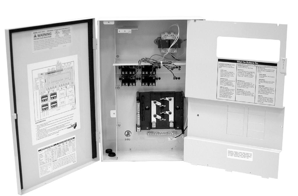 Control Panel, Power Center PCB, Three (3) Temp Sensors, Ad di tion al Relays OneTouch Control