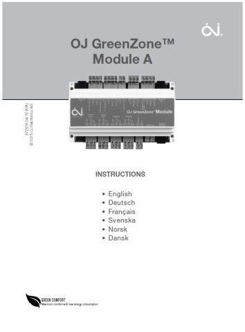 Electrical installation Information for the electrical installation and connections in the zones and of the Zone Modules you find in the instruction (booklet) which follows together with the Zone