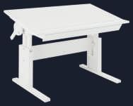 255-10 DESK ON CASTORS WITH CUPBOARD UNIT H79 / 71 x W133 x D64,5 CM ART. 30267-GREY ALSO AVAILABLE IN 140 CM HEIGHT ADJUSTABLE - WRITING DESK H56 / 78 x W140 x D67 ART.