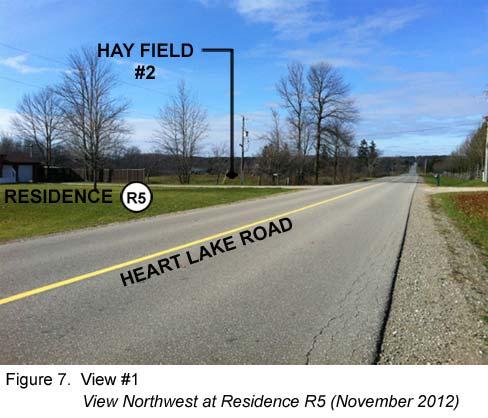 5.0 SIGNIFICANT VIEWS AND VIEWSHEDS Seven (7) views and viewsheds were assessed from different angles into the subject property from public roadways and neighbouring residences.