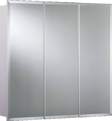 mirrored doors Two adjustable shelves 110 Degree sprung hinges Optional pin handles 405 205 202 202 202 610 610 178.