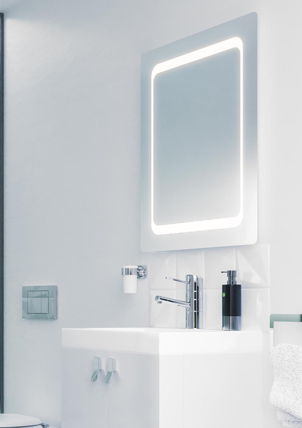 MIRRORS Transform any bathroom environment with the inclusion of a