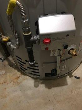 Water heater temperature is in excess of 120 degrees, recommend adjustment to